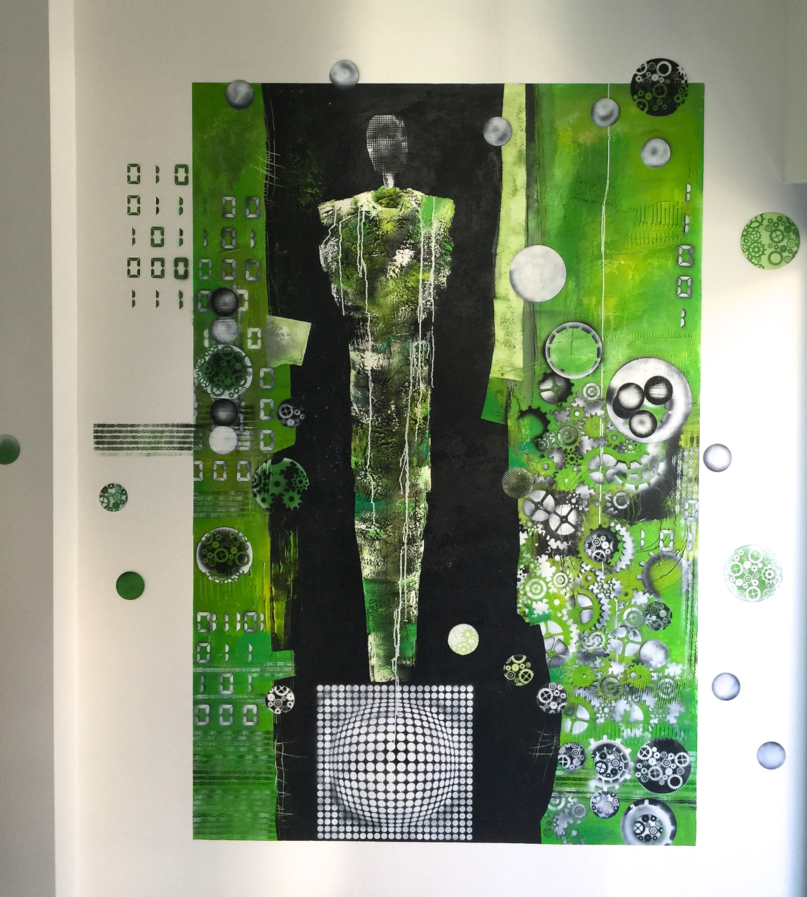 Residenza Matrix / Lugano / murale interno / 270 x 180 cm /2015